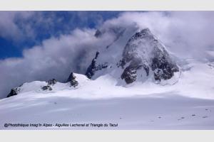 Aiguilles Lachenal et Triangle du Tacul