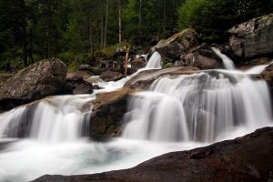 Cascade entre la Raillre et le pont d'Espagne
