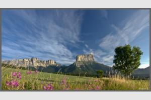 Le Mont Aiguille depuis Chichilianne