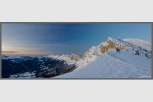 Depuis le pas de la Balme