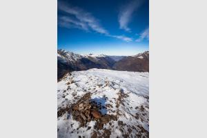 Sommet du Bergons en hiver
