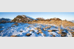 Panoramique sur les crtes au col de Riou