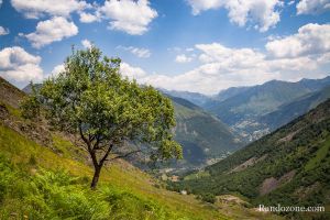 Descente depuis les lacs d'Ardiden