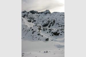 Randonne  skis au lac de la Glre