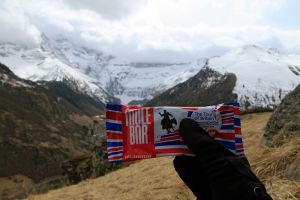 Mulebar en action devant le cirque de Gavarnie
