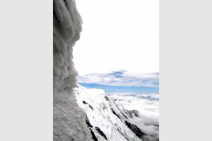 Alpes: vue depuis l'aiguille du midi