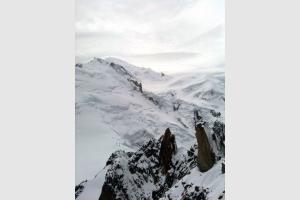 Vue depuis l'Aiguille du Midi - ALPES
