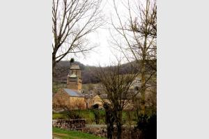 Randonnée en boucle autour d'Inières Village d'Inières Commune de Sainte Radegonde