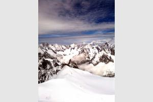 Vue depuis l'Aiguille du Midi - ALPES