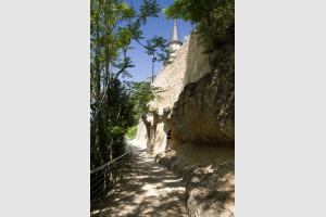 Dpart de la randonne du Tour de Sainte Croix du Mont
