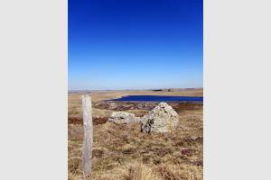 Lac de Saint Andol, Aubrac, en Lozre