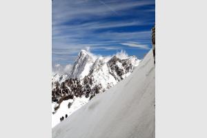 Vue depuis l'Aiguille du Midi - Mont Blanc - Alpes