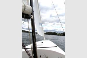 Driveur sur le Lac de Pareloup