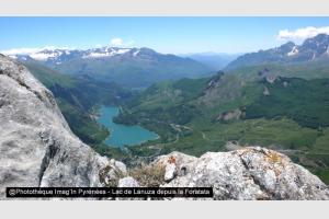 Lac de Lanuza depuis la Foratata