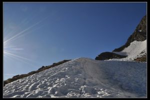 Le col au pied du Lascours