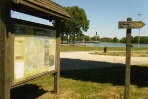 Dpart du circuit des marais de Laplaigne + visuel de la balise