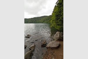 Ciel sombre au dessus du lac Pavin