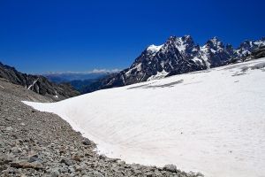Le Glacier Blanc depuis le Pr de Mme Carle