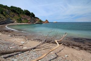 Baie de Loya dans le domaine d'Abbadia