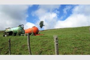 Paysage d'Aubrac, terre agricole