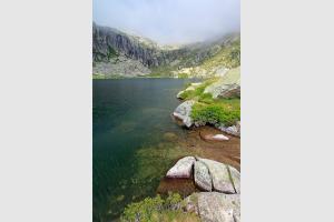 Lac de l'Embarrat dans les Pyrnes