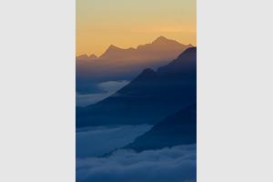 Coucher de soleil depuis le Tourmalet
