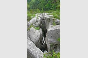 Les Pertes de la Valserine dans l'Ain