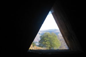 depuis la cabane