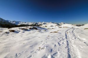 Randonne raquettes  neige  Hautacam
