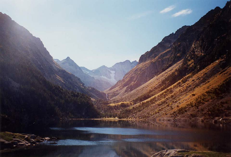 Belle lumire au lac de Gaube
