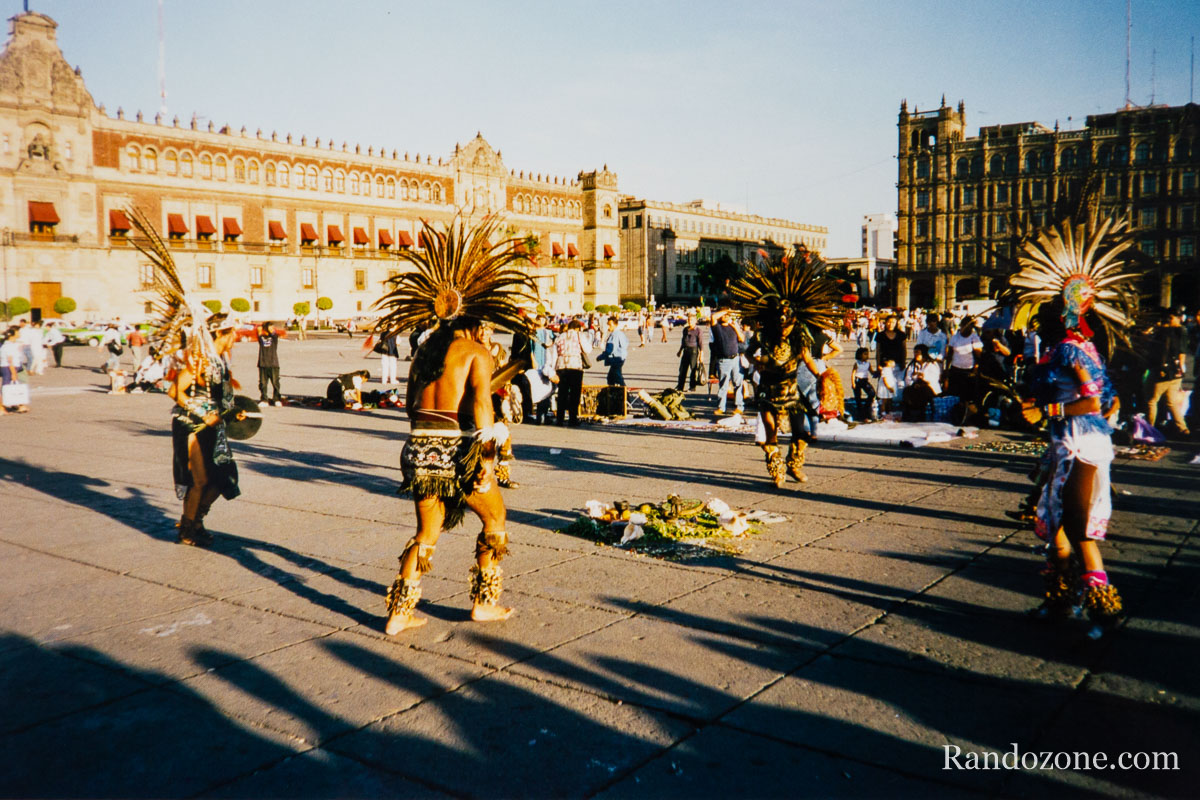 Danseurs sur le Zocalo