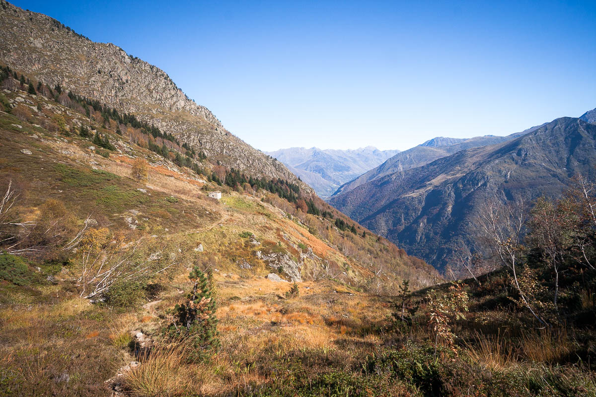 La monte vers le lac de Bastampe est rude