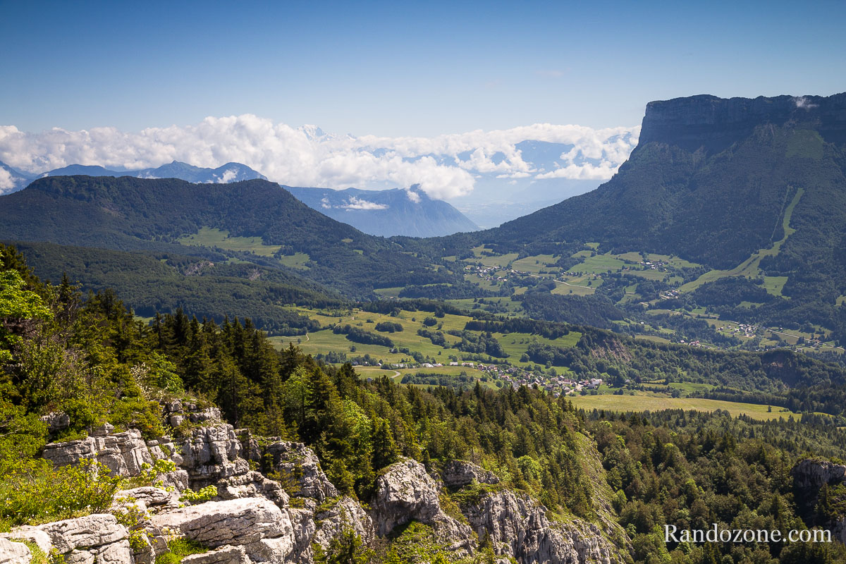 Panorama depuis la pointe de la Cochette