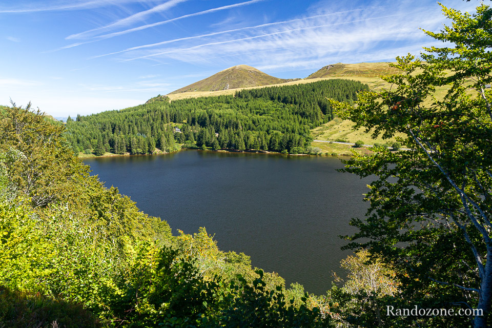Superbe point de vue sur le lac de Gury