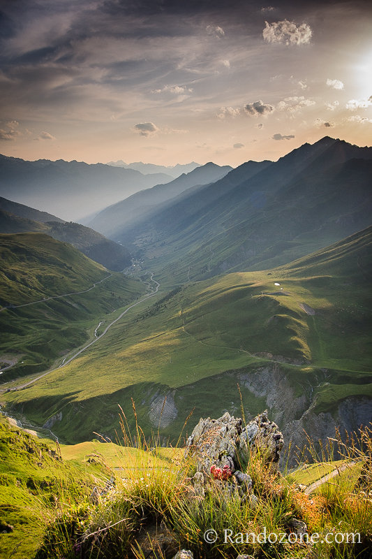 Coucher de soleil au col du Tourmalet