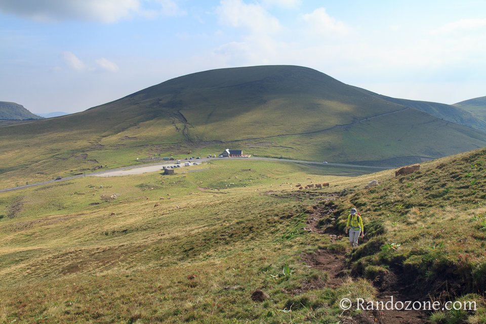 Au dessus du col de la Croix-Morand
