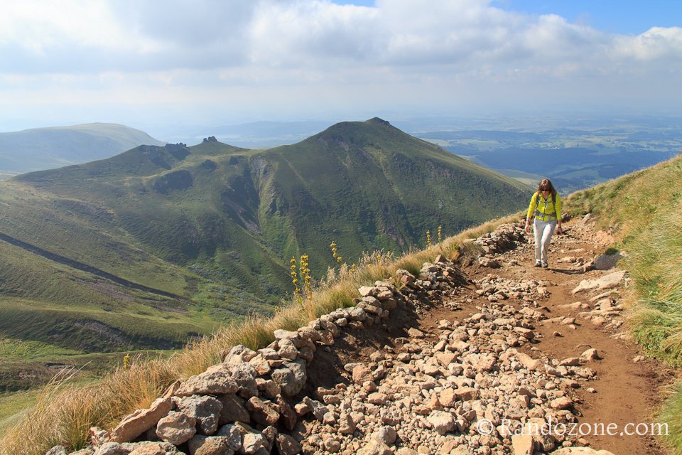 En montant vers le Puy de Sancy