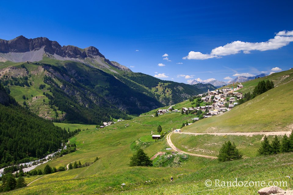 Panorama sur Saint-Vran