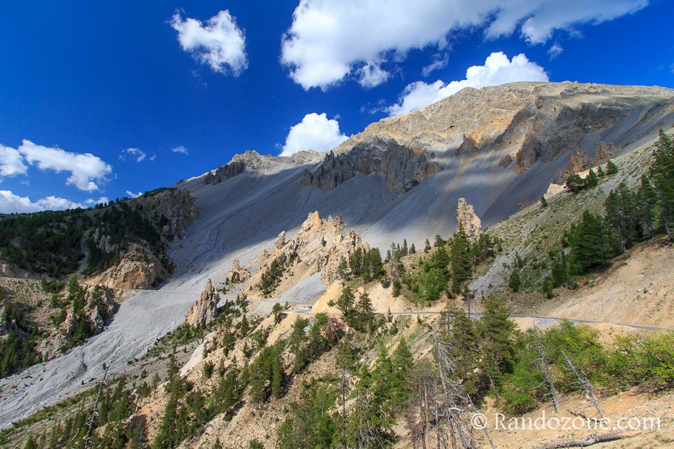 Paysage lunaire de la Casse Dserte
