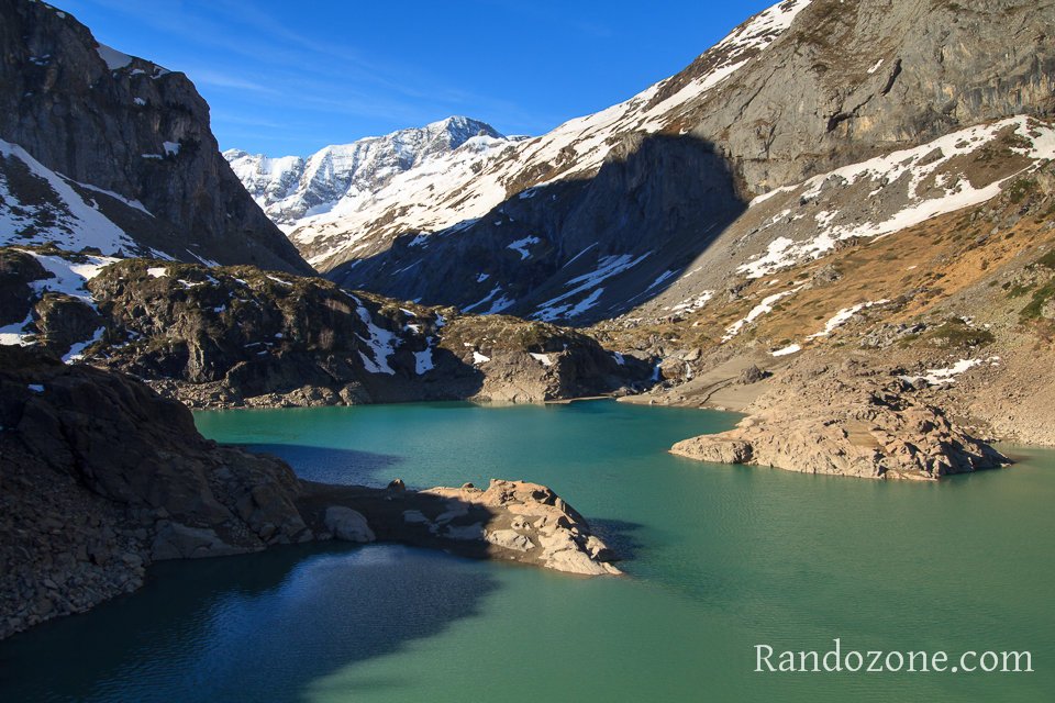 Lac des Gloriettes en avril 2014