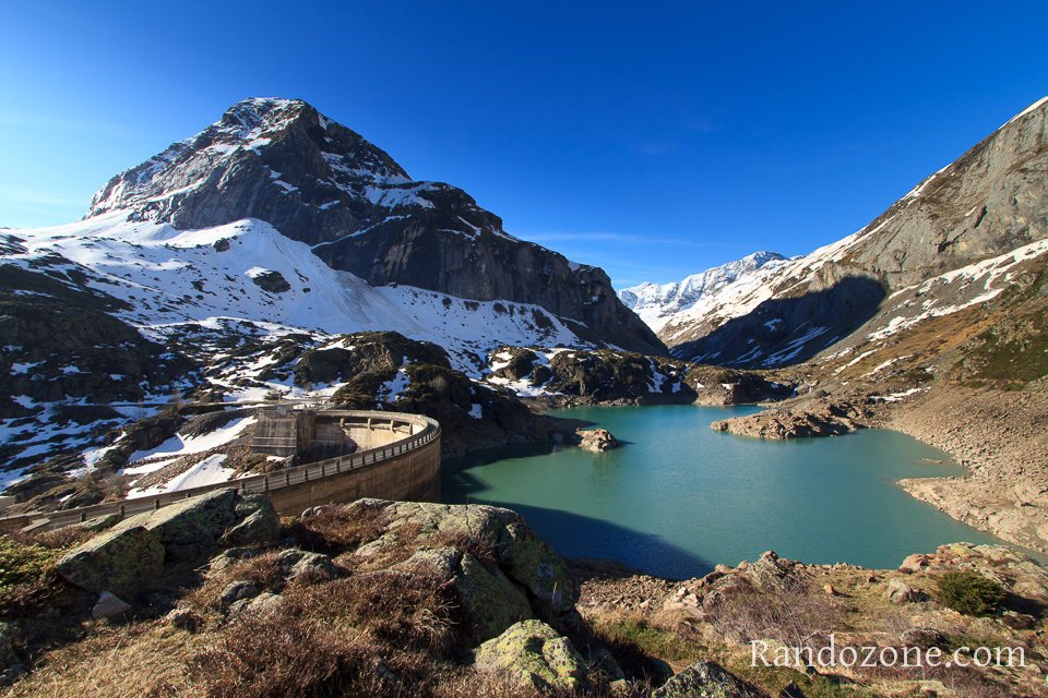 Barrage et lac des Gloriettes