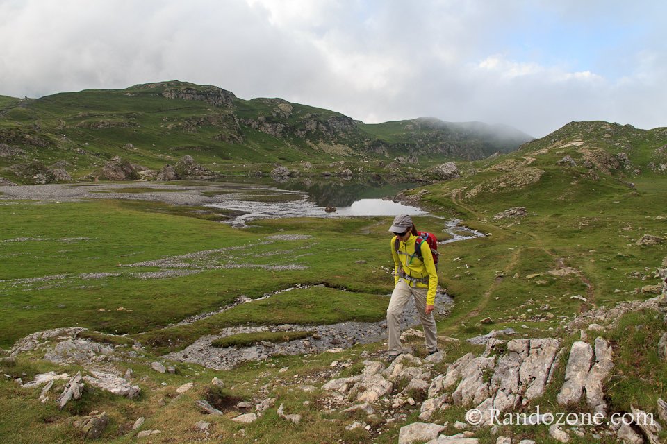 Nous quittons le lac des Aires