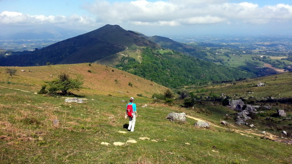 En descendant du Mondarrain