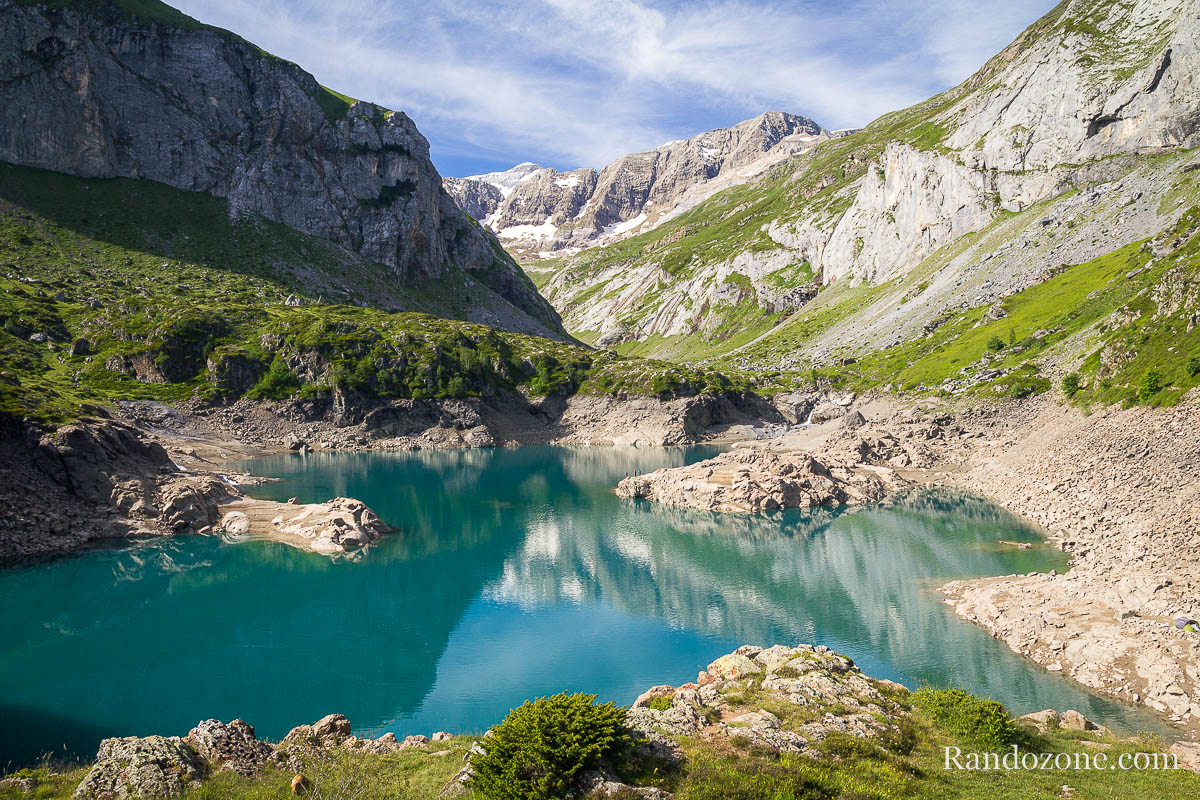 Lac des Gloriettes et cirque d'Estaub