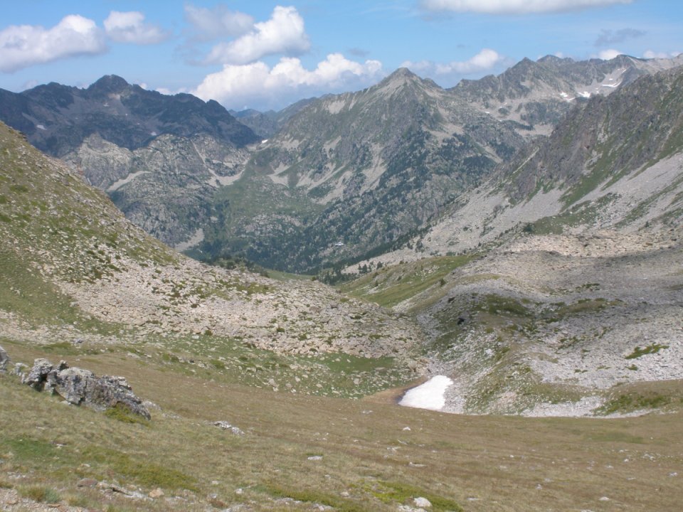 Versant nord de la Porteille de la Coume d'En Garcia