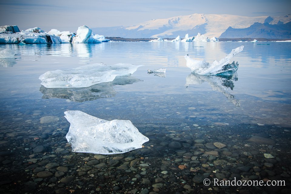 Blocs de glace sur Jokulsarlon