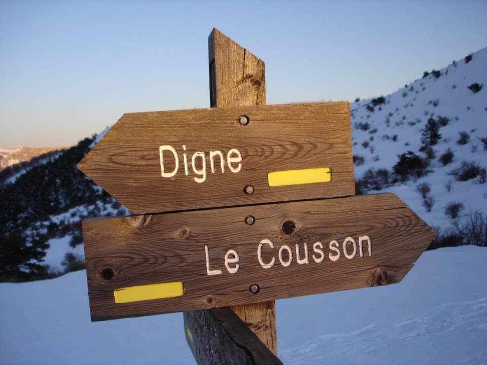 cousson par digne en hiver