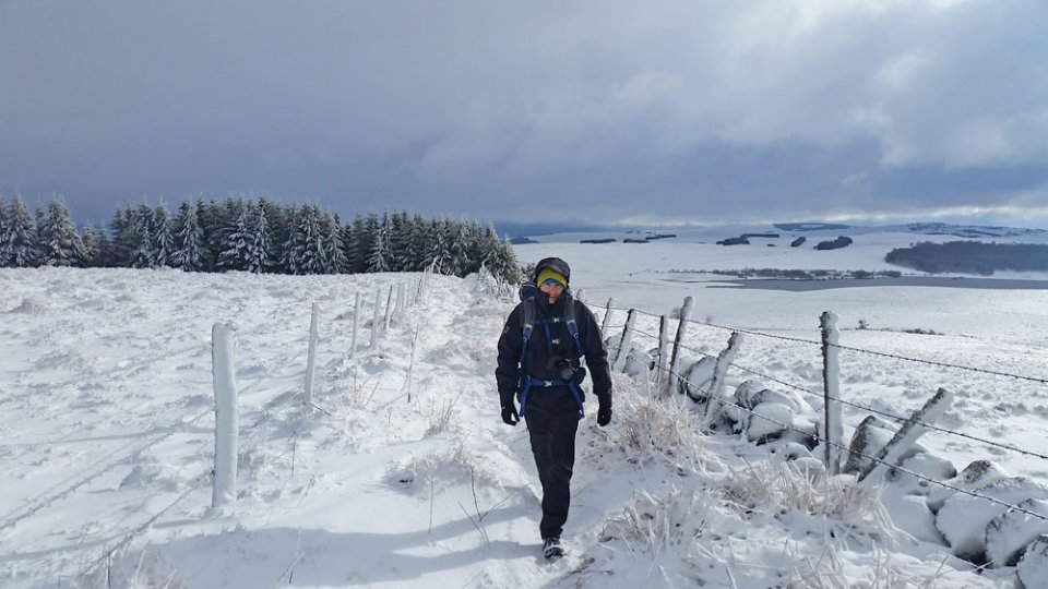 Il fait glacial aujourd'hui sur le plateau