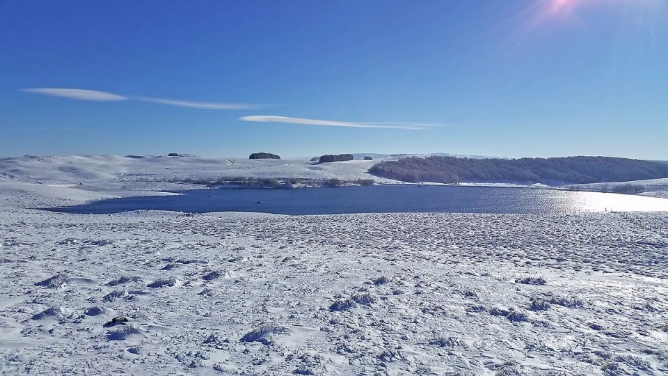 La neige autour du Lac des Moines