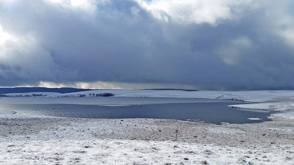 Le lac des Moines, tout prs du village
